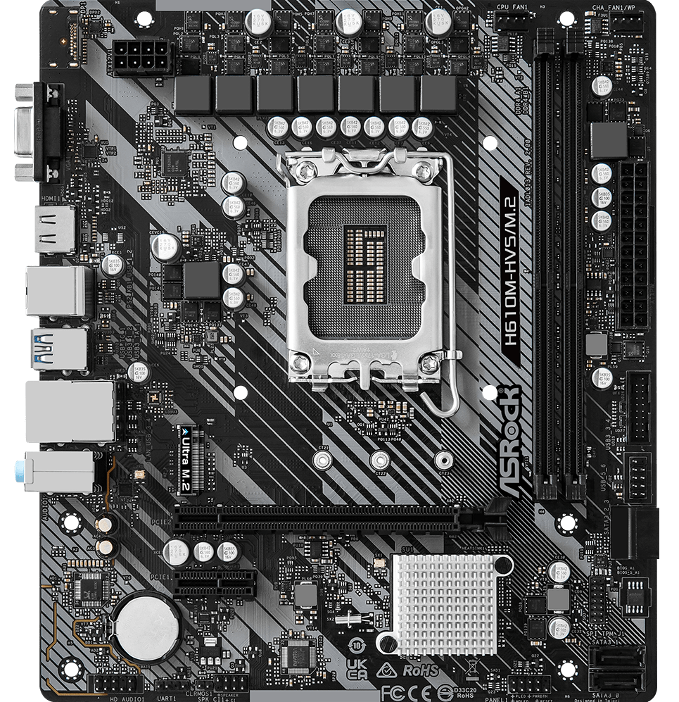 Материнская плата Asrock H610M-HVS/M.2 R2.0 D4