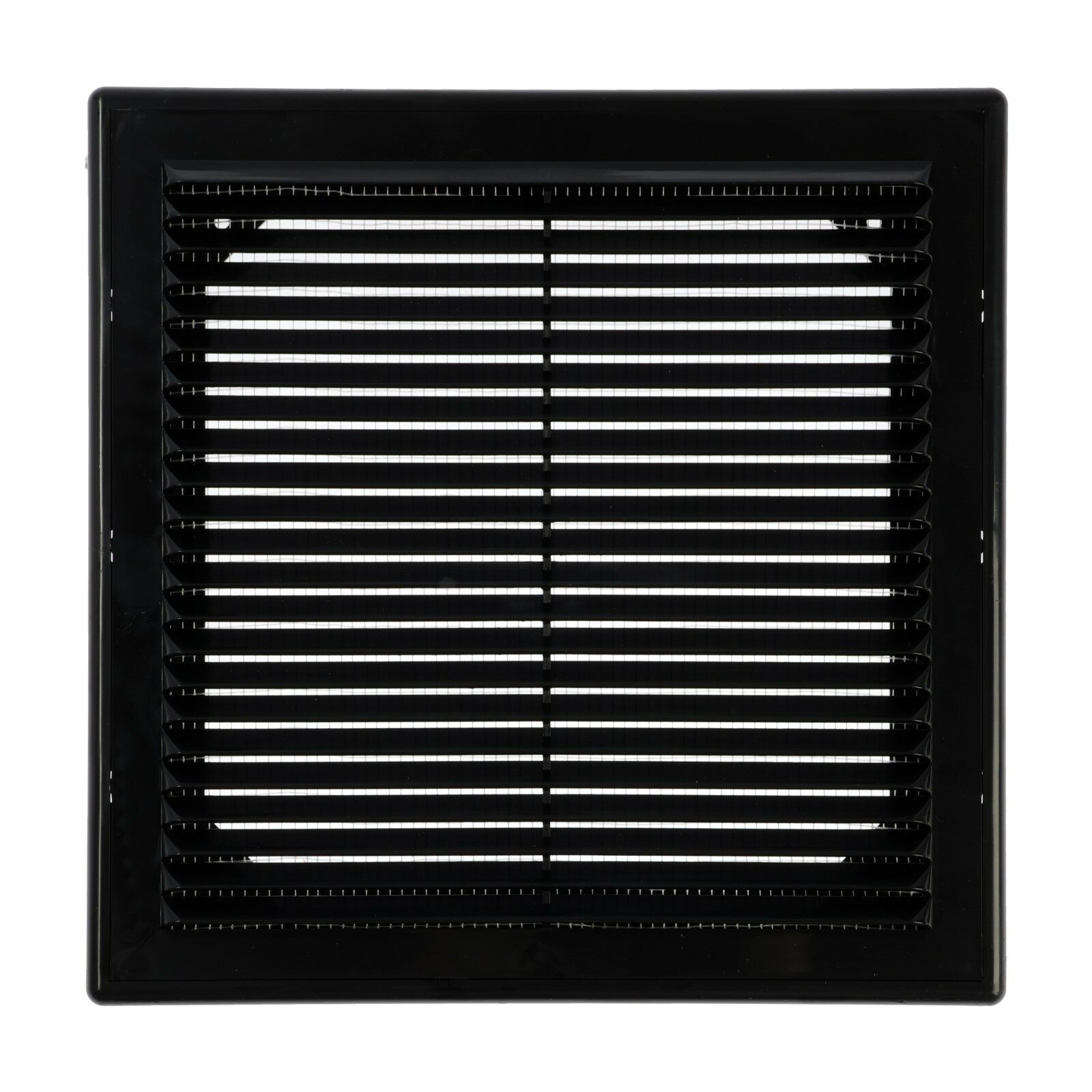 Решетка вентиляционная "виенто" 2525ВР, 250х250 мм, с сеткой, разъемная, черная