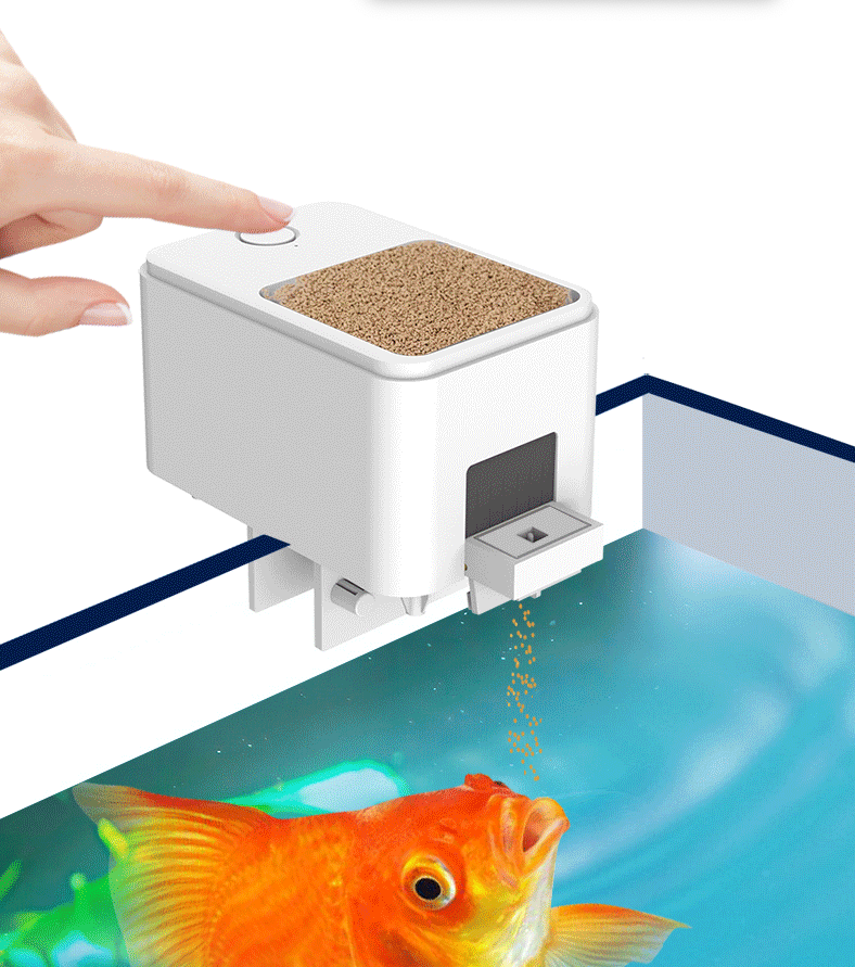 Автоматическая кормушка VSON для рыб с Wi-Fi и таймером на 80 мл - фотография № 1