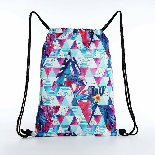 Мешок для обуви на шнурке цвет розовыйразноцветный 467₽