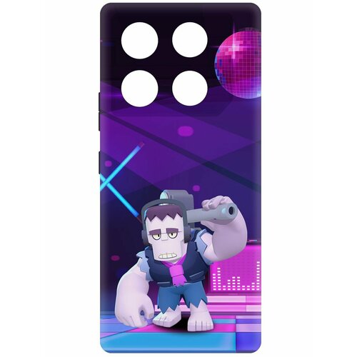 Чехол-накладка Krutoff Soft Case Brawl Stars - Фрэнк для INFINIX GT 20 Pro черный