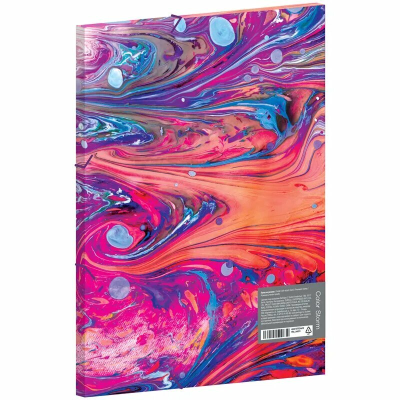 Папка на резинке Berlingo Color Storm А4 600мкм с рисунком - фото №2
