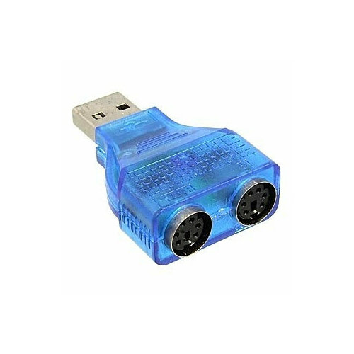 Адаптер USB to 2*PS/2 аксессуар espada usb m to ps 2 eusbm ps 2f