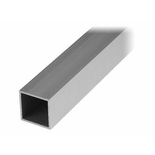 Труба алюминиевая квадратная серебро 20х20х1,5х1000мм