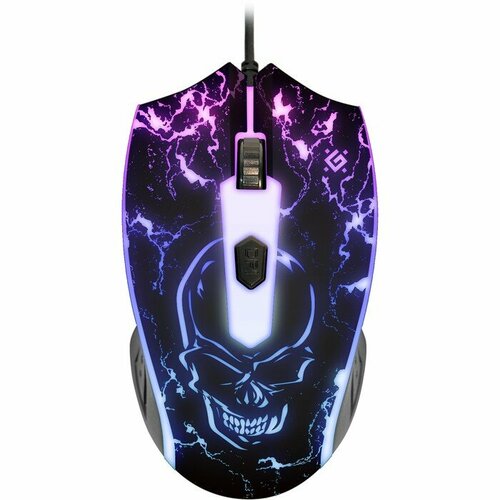 Мышь DEFENDER Overmatch GM-069 проводная оптическая 2400dpi черная комплект из 2 шт 231700₽