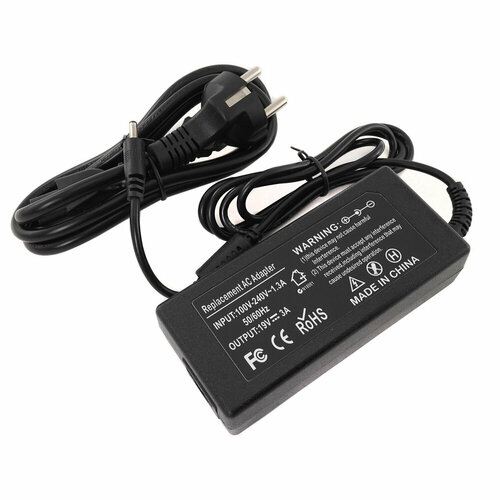 Блок питания, зарядка для ноутбука Clevo 19V 3A (3.5х1.35) 57W