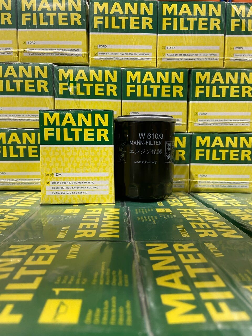 Масляный фильтр w610/3 mann-filter