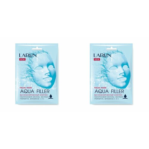 Larun Маска для лица тканевая Aqua Filler 25 мл 2 шт 456₽
