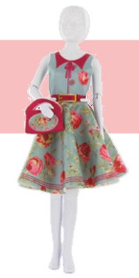 Набор для шитья DressYourDoll Одежда для кукол, №3, Peggy Peony