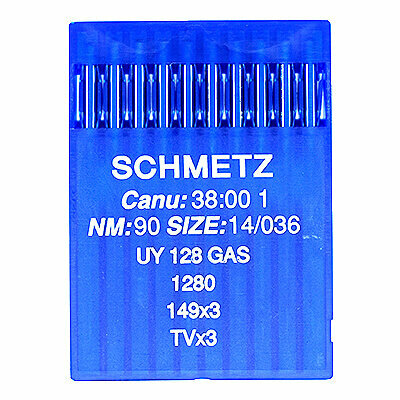 Иглы промышленные Schmetz UY 128 GAS №90