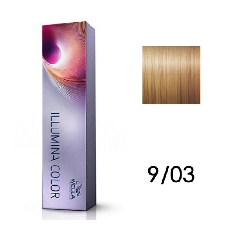 9/03 Стойкая крем краска Illumina 60мл WELLA Illumina color 9/03/60мл