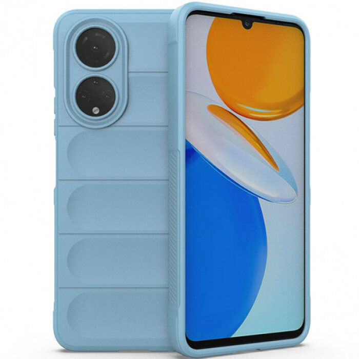Flex Silicone Противоударный чехол для Honor X7 / Play 30 Plus с защитой камеры и микрофиброй