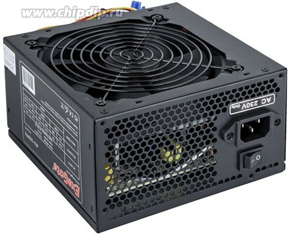 Блок питания ATX Exegate EX221641RUS 500W RTL, black, APFC, 14cm, 24p+(4+4)p PCI-E,4*IDE,5*SATA, FDD - фото №16