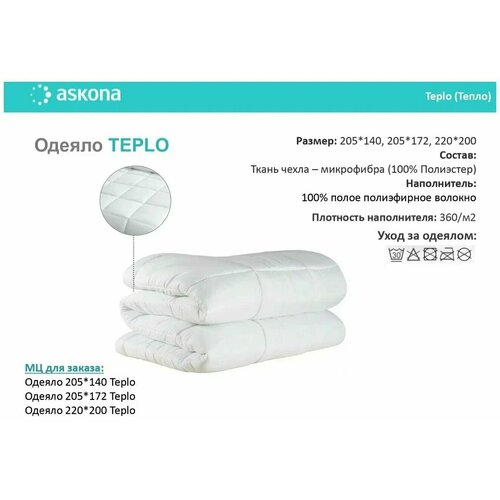 Одеяло Мир Матрасов 205172 Teplo 4788₽