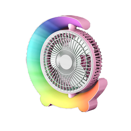 Вентилятор с подсветкой лампочкой ручной мини настольный 230000₽
