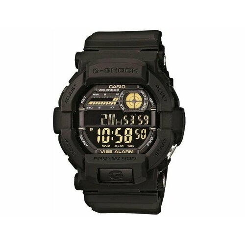 Наручные часы CASIO GD-350-1B, золотой, черный