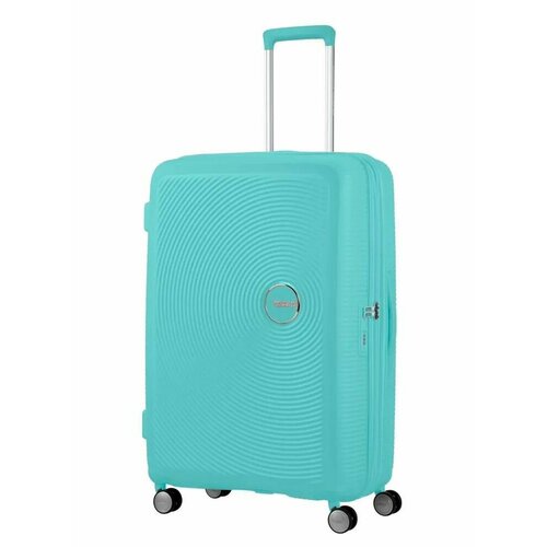 Чемодан American Tourister 10170, размер L, бирюзовый чемодан american tourister bon air 57 5 л красный