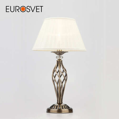 фото Лампа eurosvet selesta 01002/1, e14, 40 вт бронзовый/белый 1 шт.
