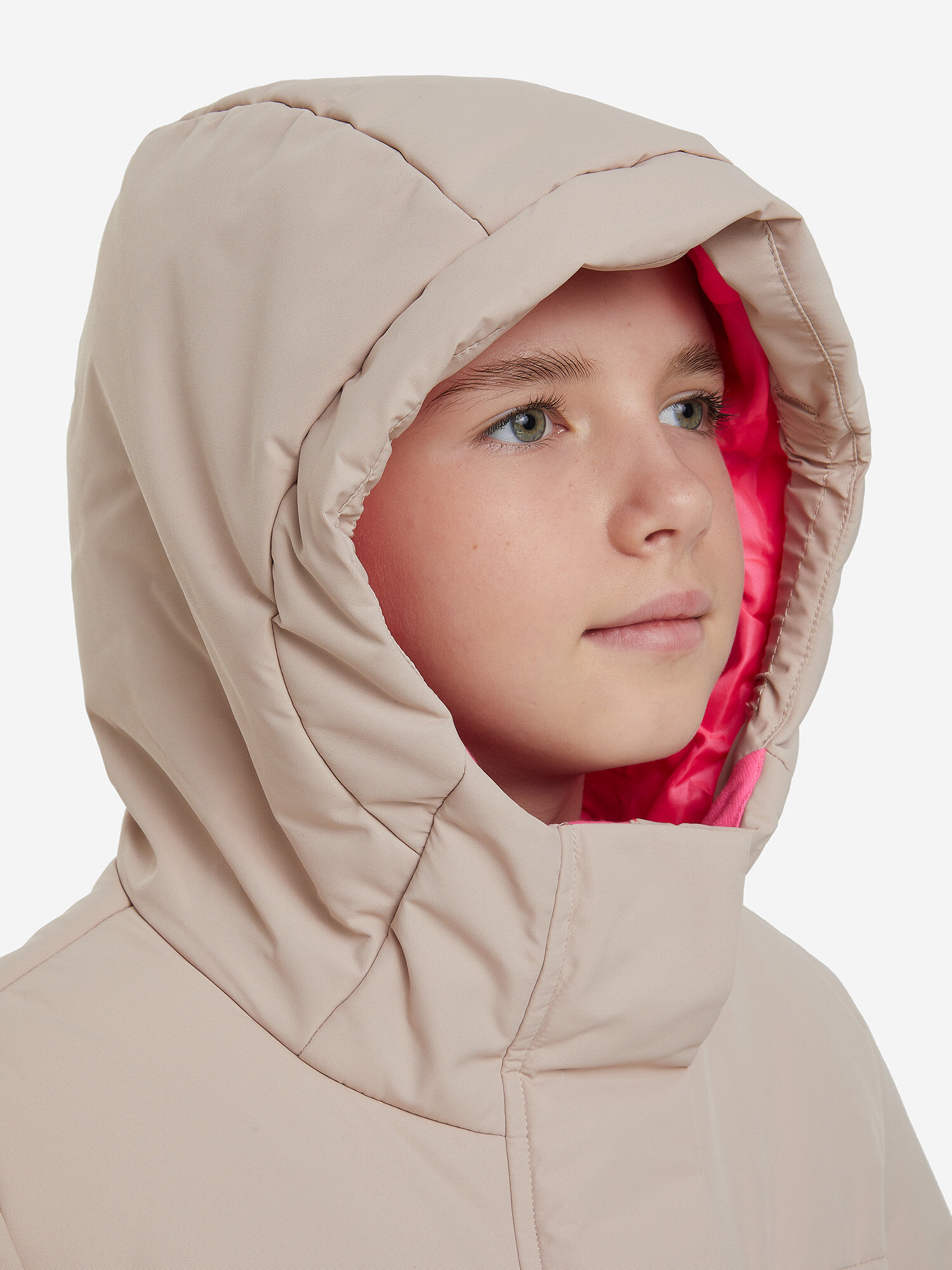 Куртка сноубордическая Termit Snowbording Girl's Padded Coat, размер 134-140, светло-бежевый — фото 1