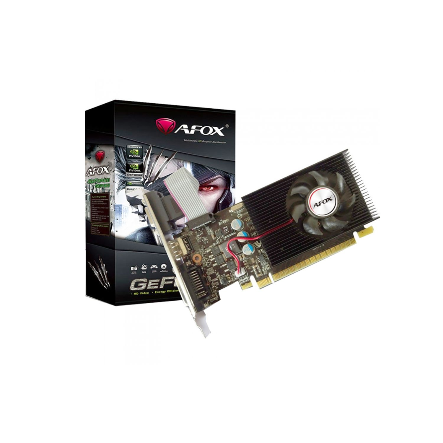 Видеокарта PCI-E Afox AF220-1024D3L2 1GB DDR3 128bit 40nm 625/12000MHz D-Sub/DVI-D/HDMI - фото №19