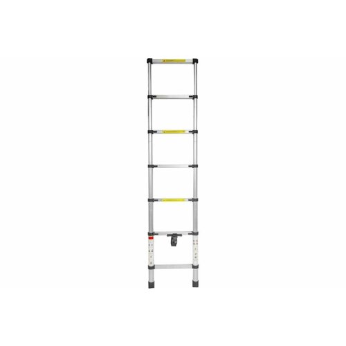 Телескопическая односекционная лестница Forcekraft 07-20 м 6 ступеней FK-BL-T200 12996₽