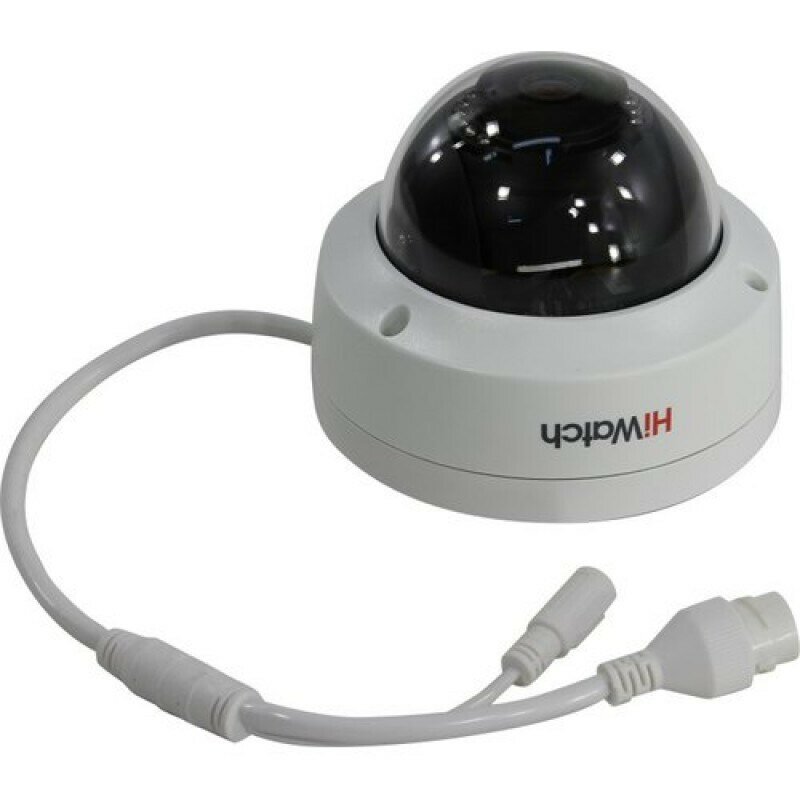 HiWatch DS-I402(C) (2.8 мм) 4Мп уличная купольная IP-камера с EXIR-подсветкой до 30м