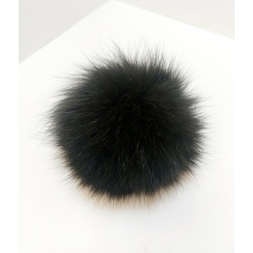 Помпошка игрушка для кошек и собак черный 1010 см 1 шт 690₽