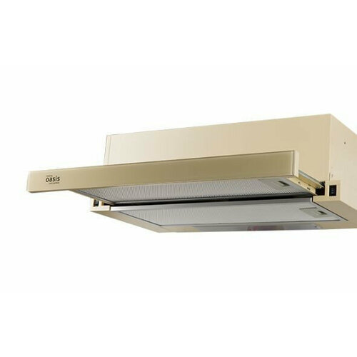 Встраиваемая вытяжка OASIS UV-60IG бежевый стекло 781900₽