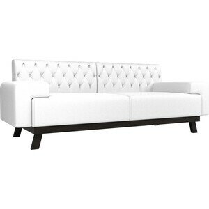 фото Прямой диван АртМебель Мюнхен Люкс эко кожа белый