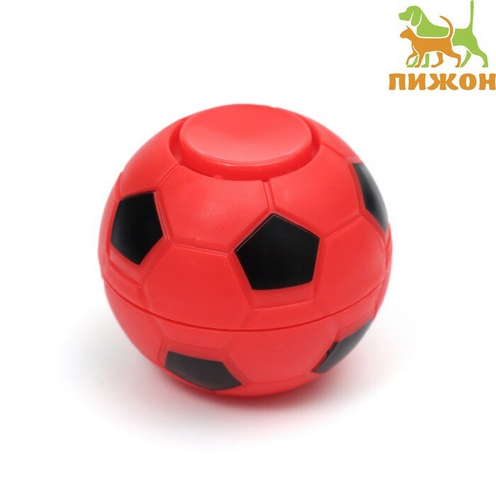 Игрушка для кошек "Заводной мяч" 5 см, микс цветов (арт. 9459016)