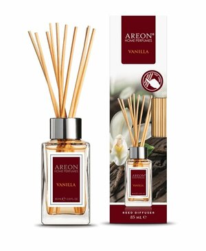 Ароматизатор для дома Areon Sticks (банка, деревянные палочки) ваниль 85 мл