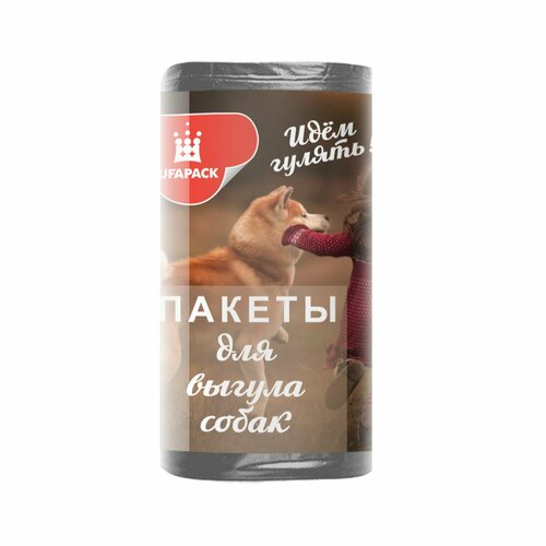 Пакет для выгула собак Уфа ПАК 20 шт черные 99₽