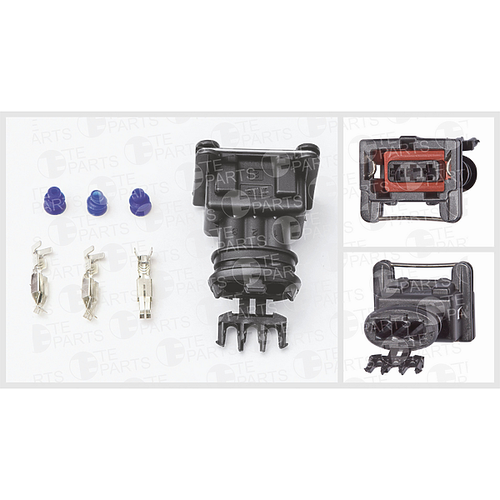 TE PARTS 7810051 разъём 3-х контактный (комплектация: 3-pin, 3 уплотнения)