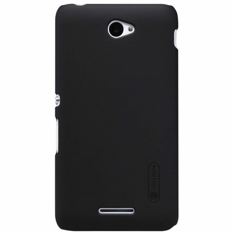 Накладка пластиковая Nillkin Frosted Shield для Sony Xperia E4 черная