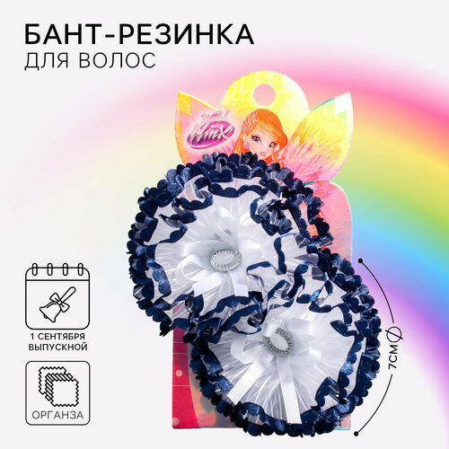 Бант для волос 2 штуки 7 см винкс 336₽