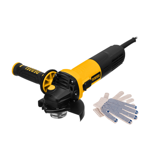 Угловая шлифовальная машина УШМ Denzel AG115-750 750 Втрабочие перчатки 372000₽