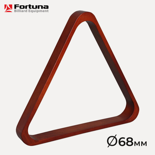 Изображение товара Треугольник для бильярда Fortuna Classic, 68 мм, русская пирамида, коричневый, 1 шт.