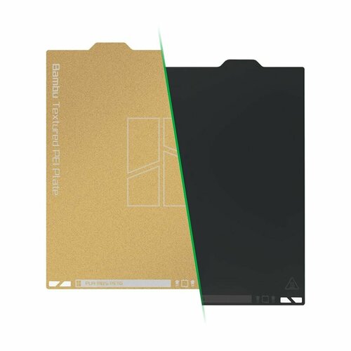 PEI платформа (текстурированный PEI+гладкий PEI) 180x180 мм Bambu Lab A1 mini для 3D принтера и ЧПУ
