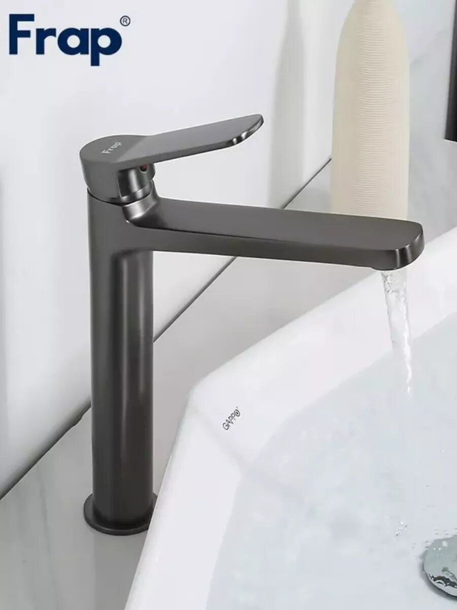 фото Смеситель для раковины (умывальника) Frap H62 F1062, рычажный