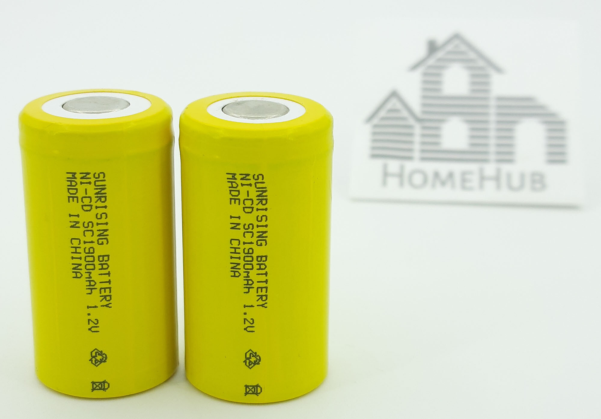 Аккумулятор Sunrising Ni-Cd, SC, 1.2V, 1900mAh, 2шт