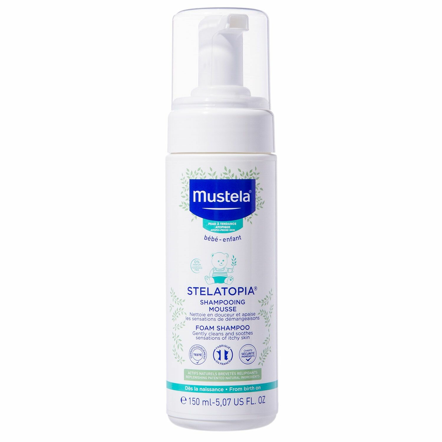 Mustela Шампунь-мусс Stelatopia, 150 мл