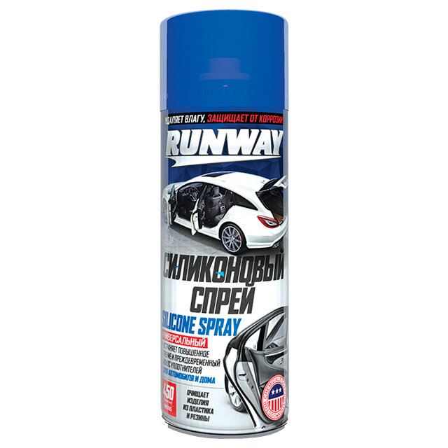 смазка силиконовая RUNWAY RW6185 450мл аэрозоль - фото №6