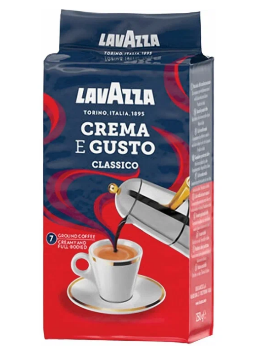 Кофе молотый Lavazza Crema e Gusto — фото 1