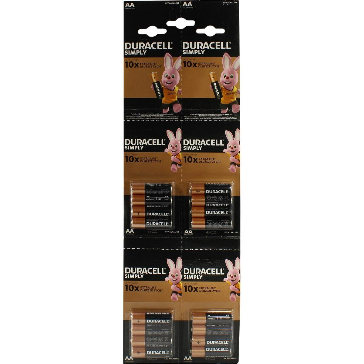 Батарейки Duracell MN1500-16