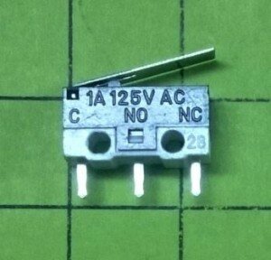 Микропереключатель KW-5(KW-10) пластина 1А