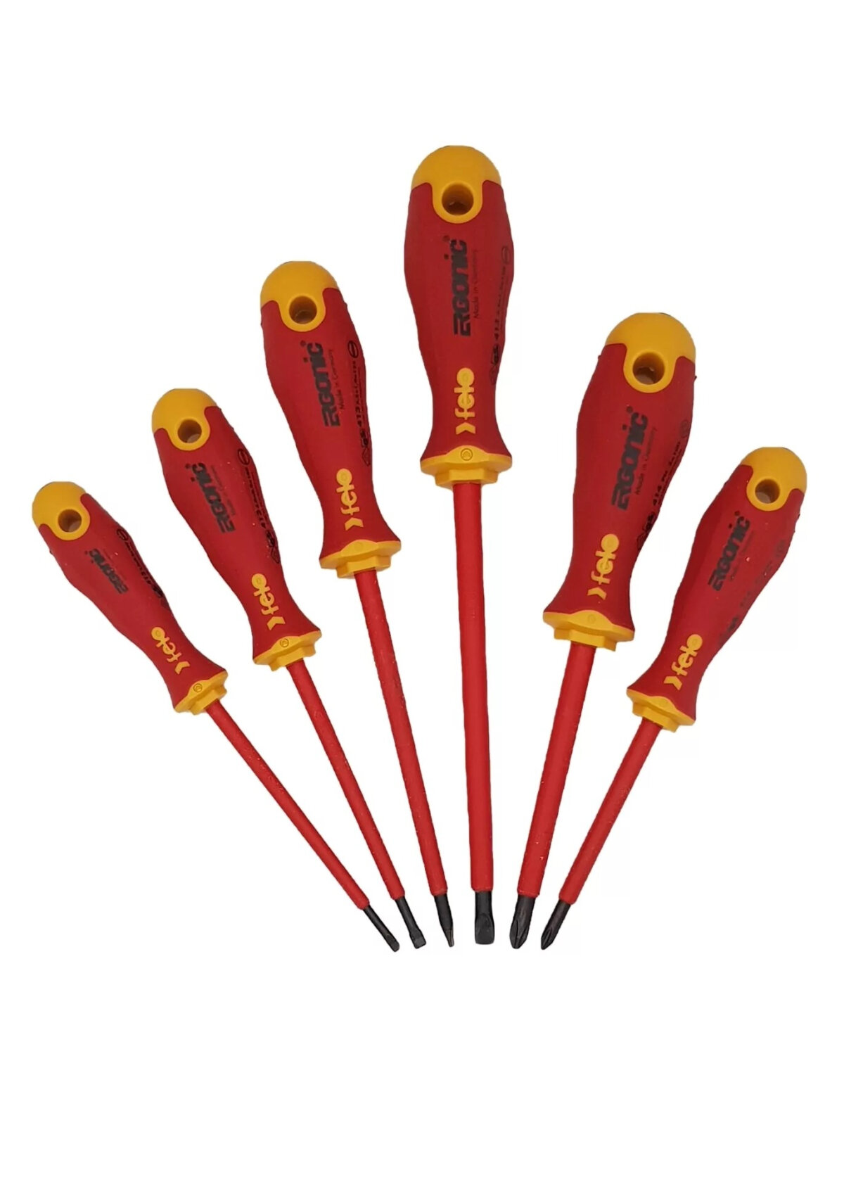 Набор диэлектрических отверток Ergonic 6 шт Felo 41396198