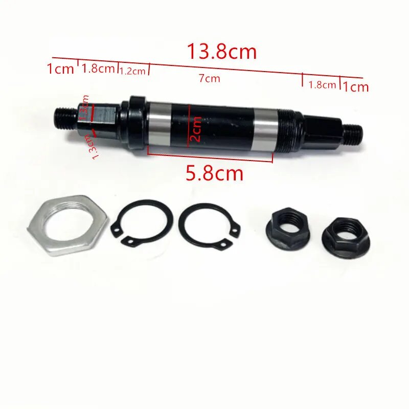 Аксессуары для центрального подшипника велотренажера подшипник для коммерческого динамического велосипеда приводной вал подшипник для тренажерного зала спиннинга велотренажера Черный