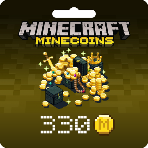 330 MineCoin Игровая валюта Minecraft Код для пополнения 220₽