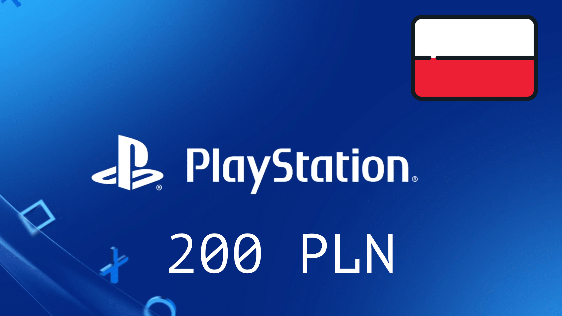 Карта пополнения PlayStation Store (Польша) - 100 PLN
