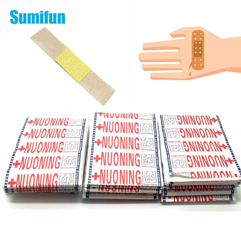 Sumifun антибактериальные гемостатические пластыри 250PCS